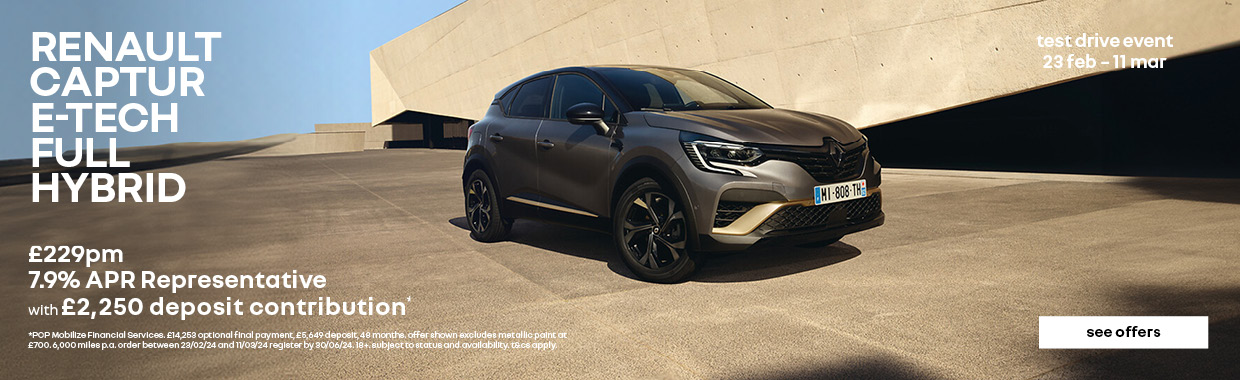 Renault Captur special offer